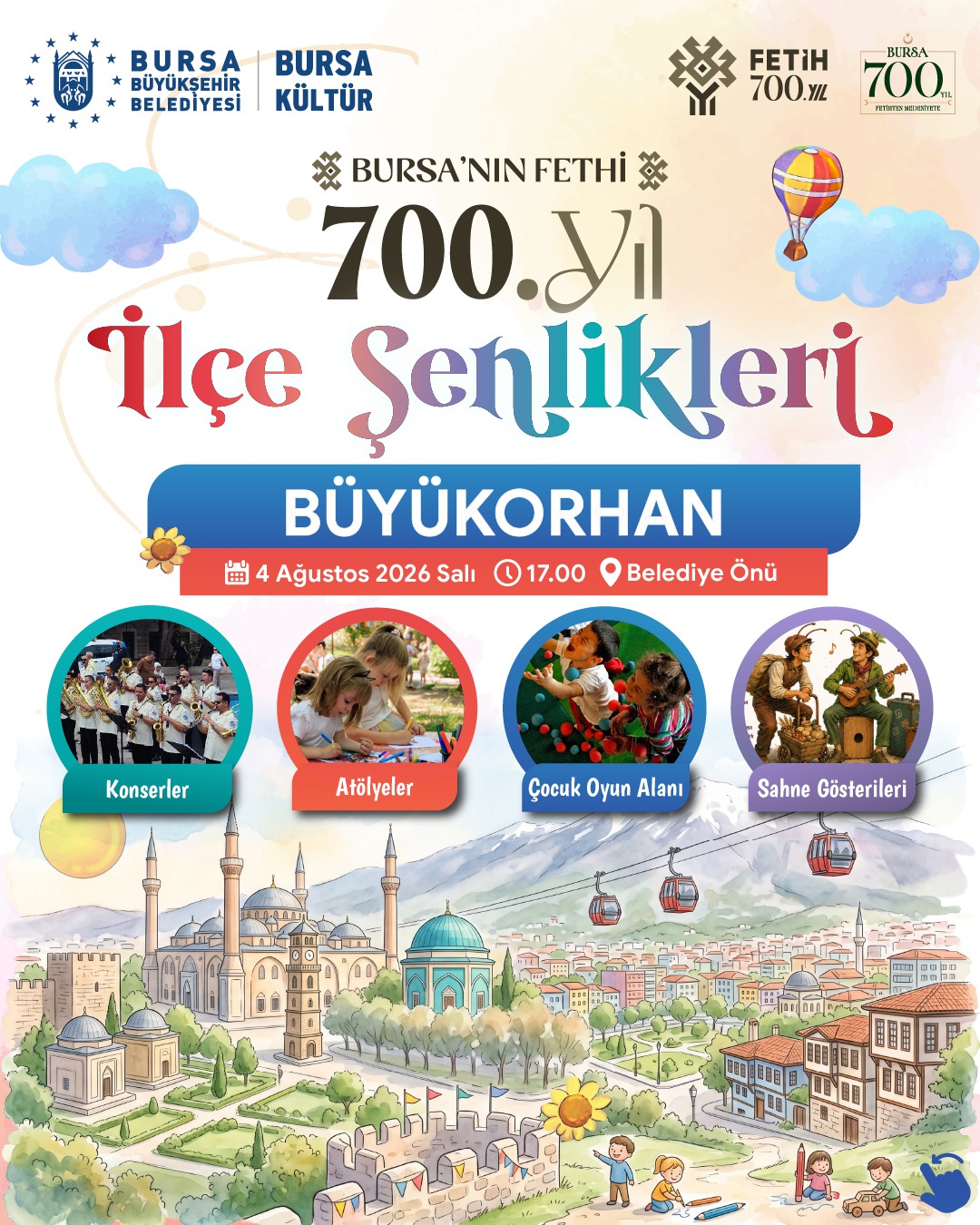 Bursa'nın Fethi 700. Yıl Büyükorhan İlçe Şenliği