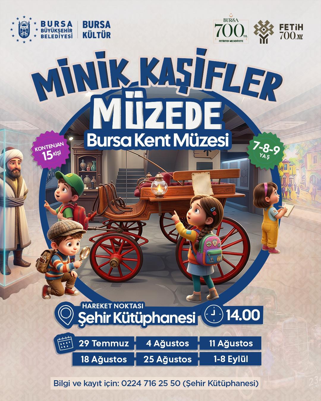 Minik Kaşifler Müzede