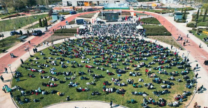 Bursa'da dev ekranda Bursaspor coşkusu!