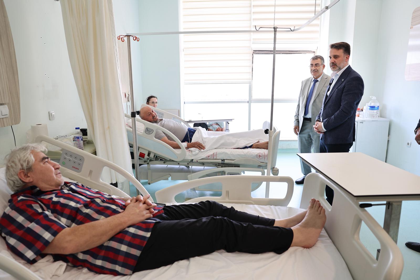 Başkan Vekili Biba'dan bayramda gönül ziyaretleri 