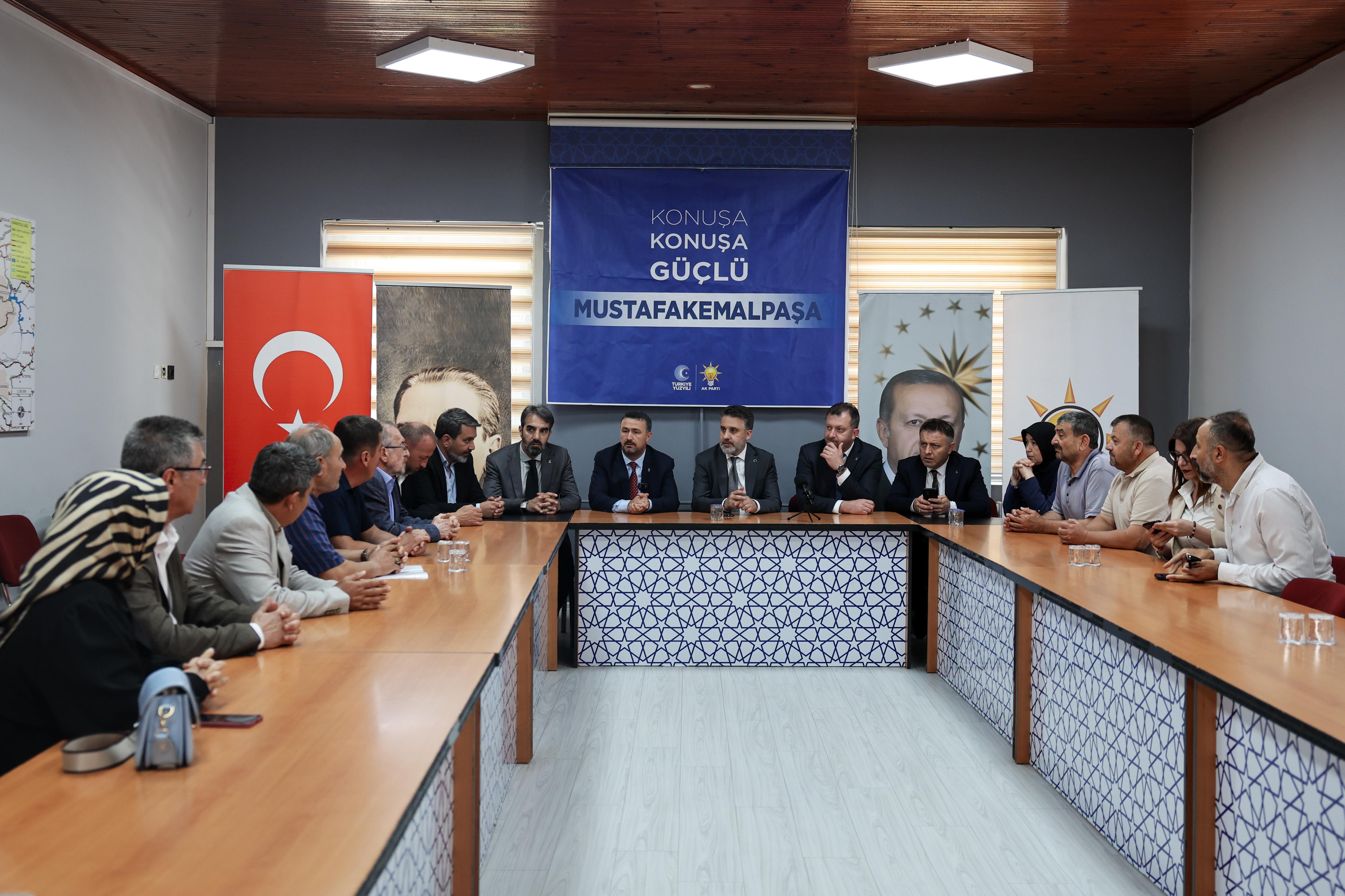 Başkan Vekili Biba: Mustafakemalpaşa hak ettiği hizmetleri alacak 