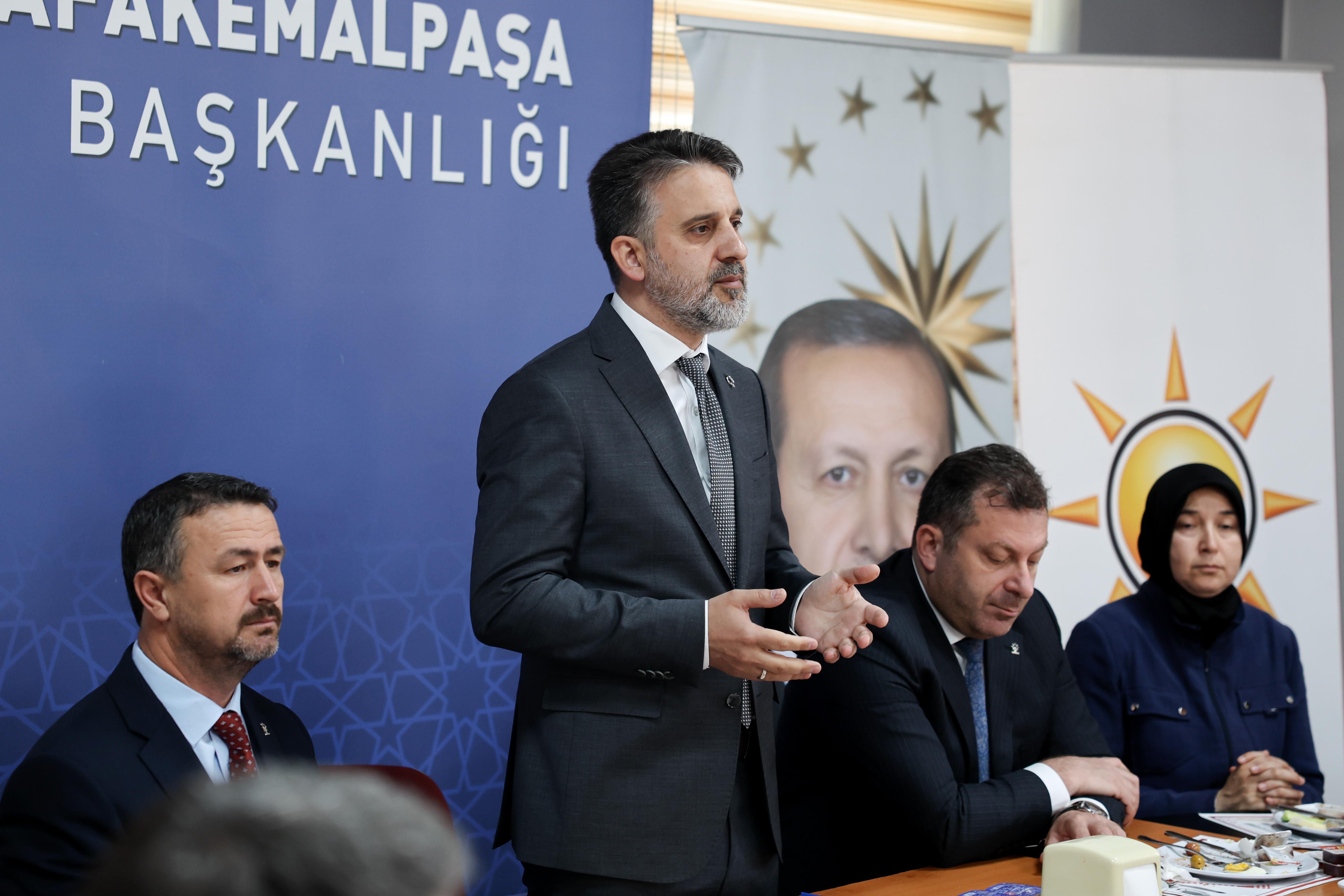 Başkan Vekili Biba: Mustafakemalpaşa hak ettiği hizmetleri alacak 