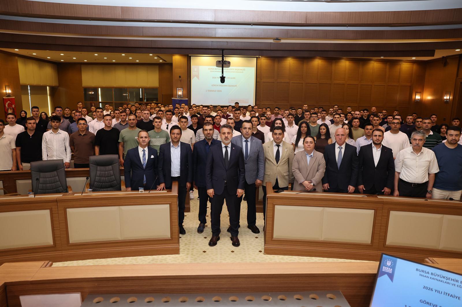 Bursa Büyükşehir İtfaiyesi 147 Yeni Personelle Gücüne Güç Katıyor