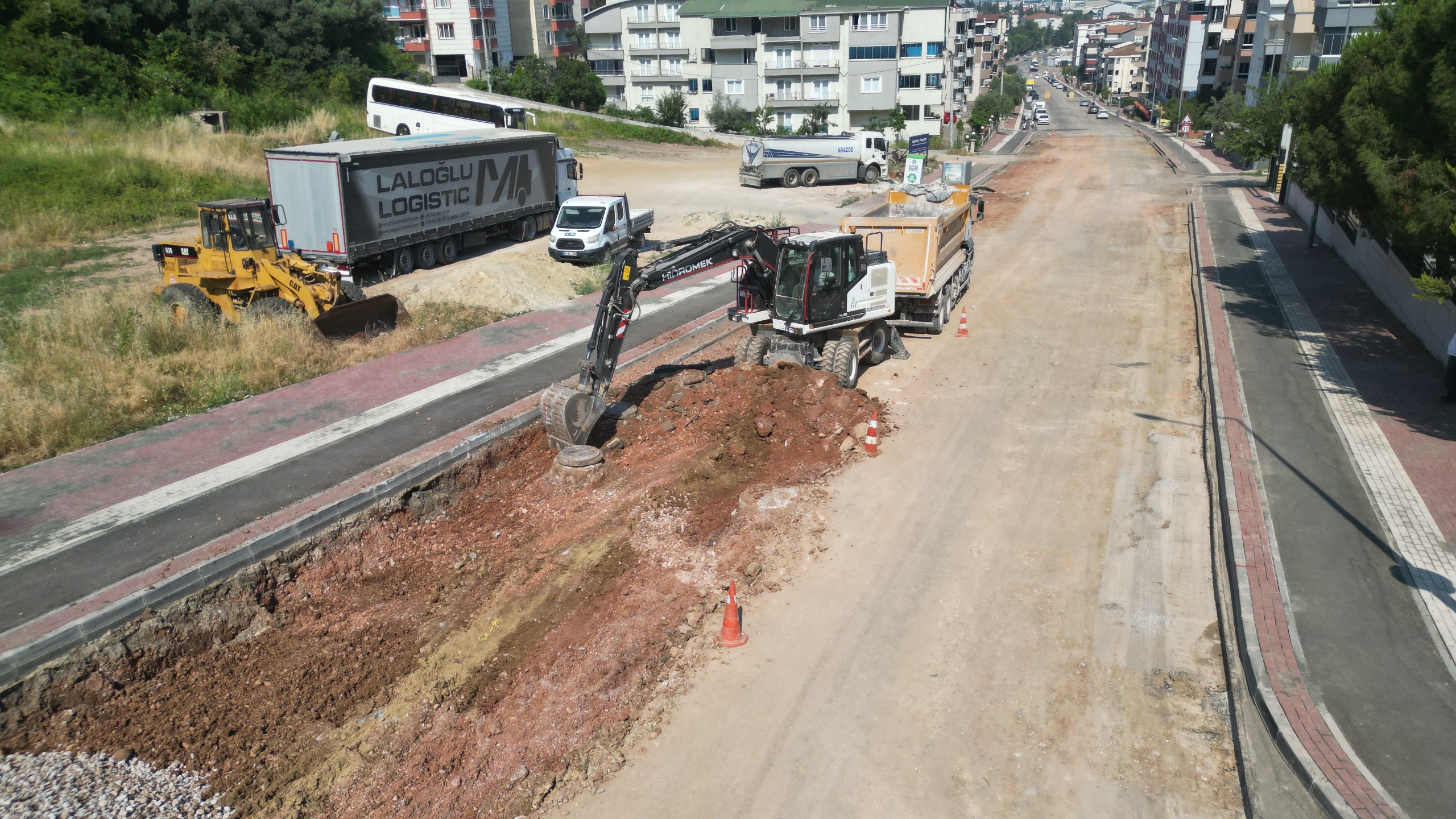Kestel Eğitim Caddesi Baştan Sona Yenileniyor