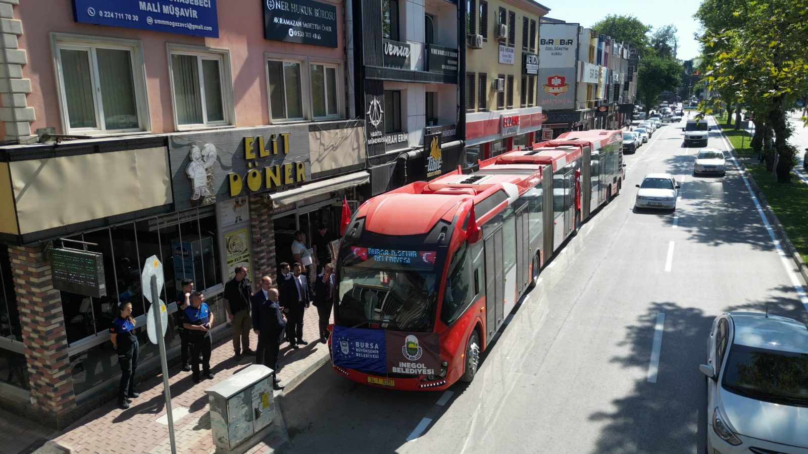 İnegöl’de Metrobüs Dönemi Başlıyor: İlk Test Sürüşü Yapıldı