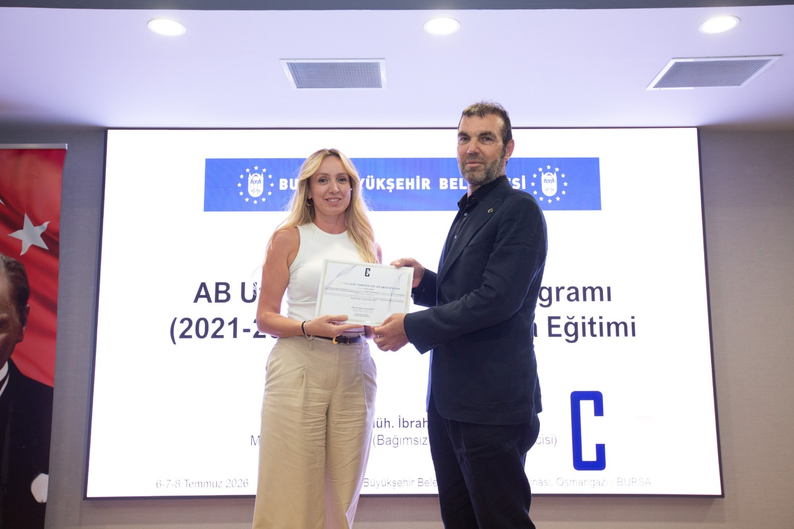 Bursa Büyükşehir Belediyesi Çalışanlarına AB Ufuk Avrupa Hibe Programı Eğitimi Verdi