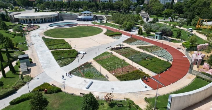 Büyükşehir'den Millet Bahçesi'ne estetik dokunuş