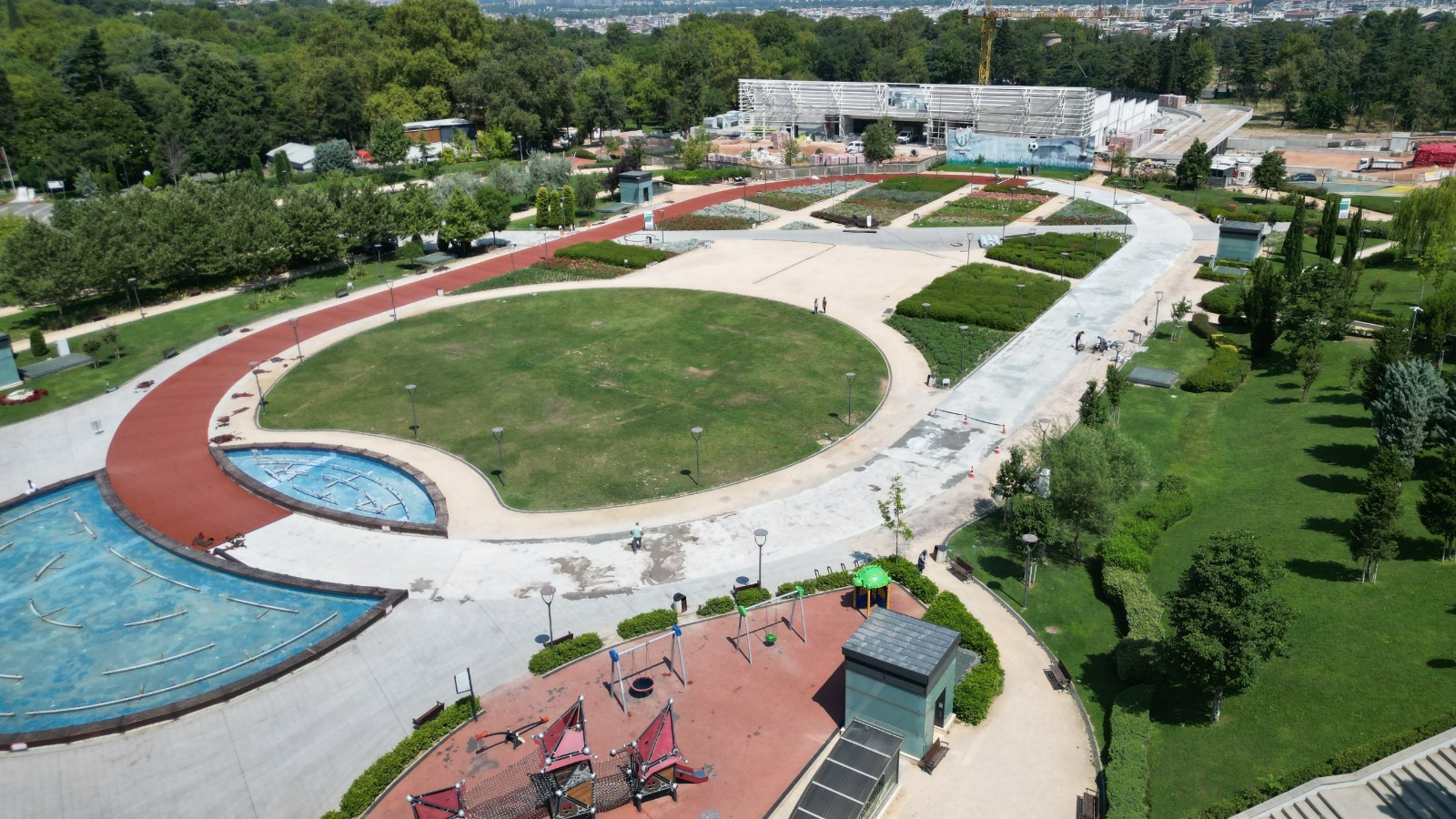 Büyükşehir'den Millet Bahçesi'ne estetik dokunuş
