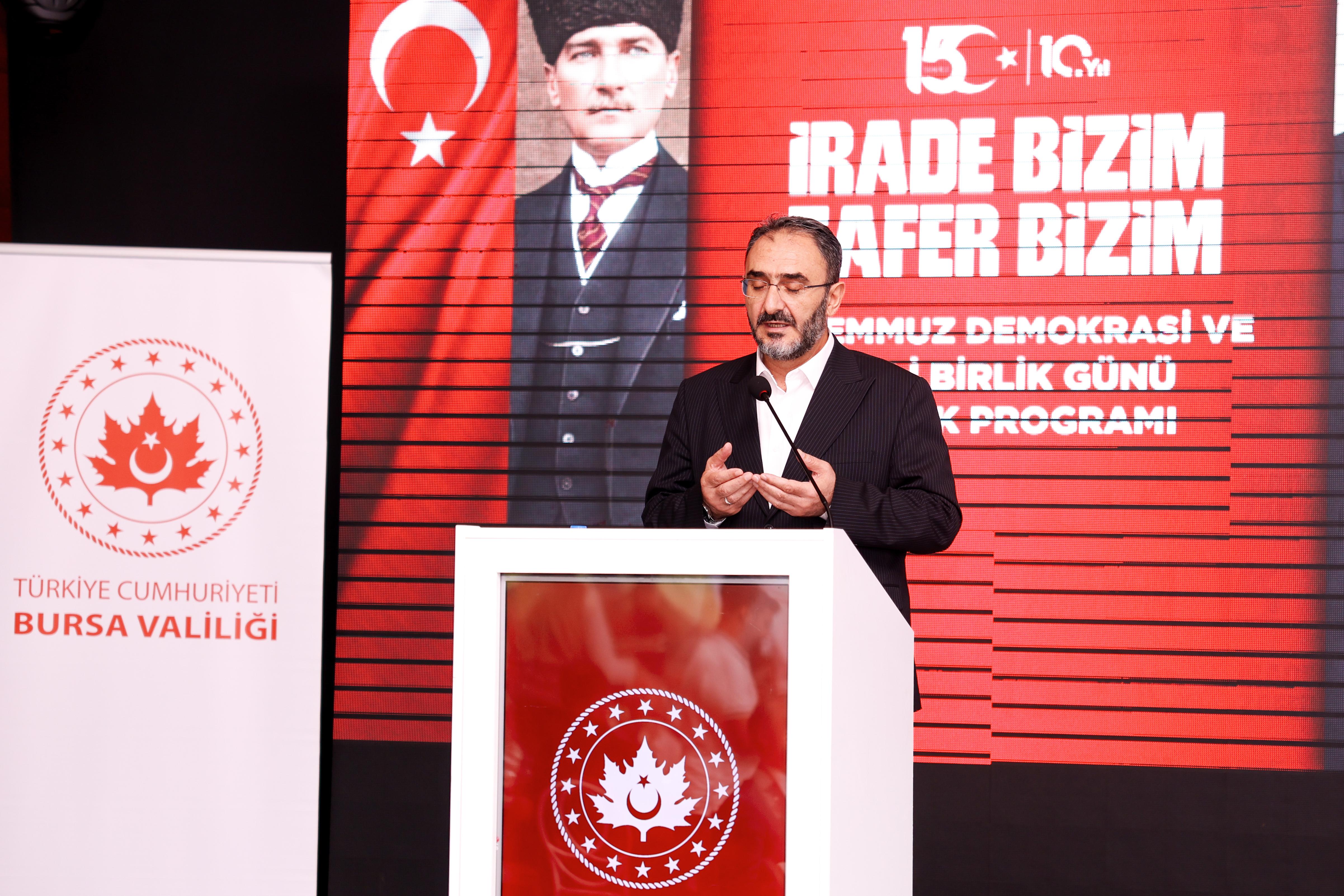 Bursa’da Şehit ve Gazi Aileleri İçin Anlamlı Birlik Yemeği Düzenlendi