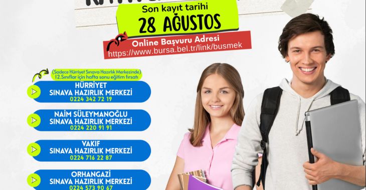  Büyükşehir YKS kursları için kayıtlar başladı
