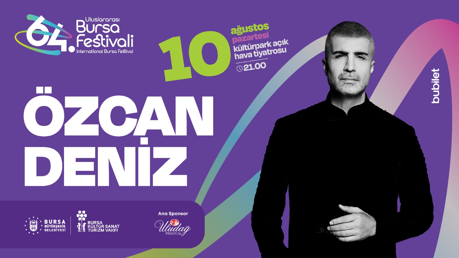 64. Uluslararası Bursa Festivali Murat Karahan Konseriyle Başlıyor 13 64. Uluslararası Bursa Festivali Murat Karahan Konseriyle Başlıyor