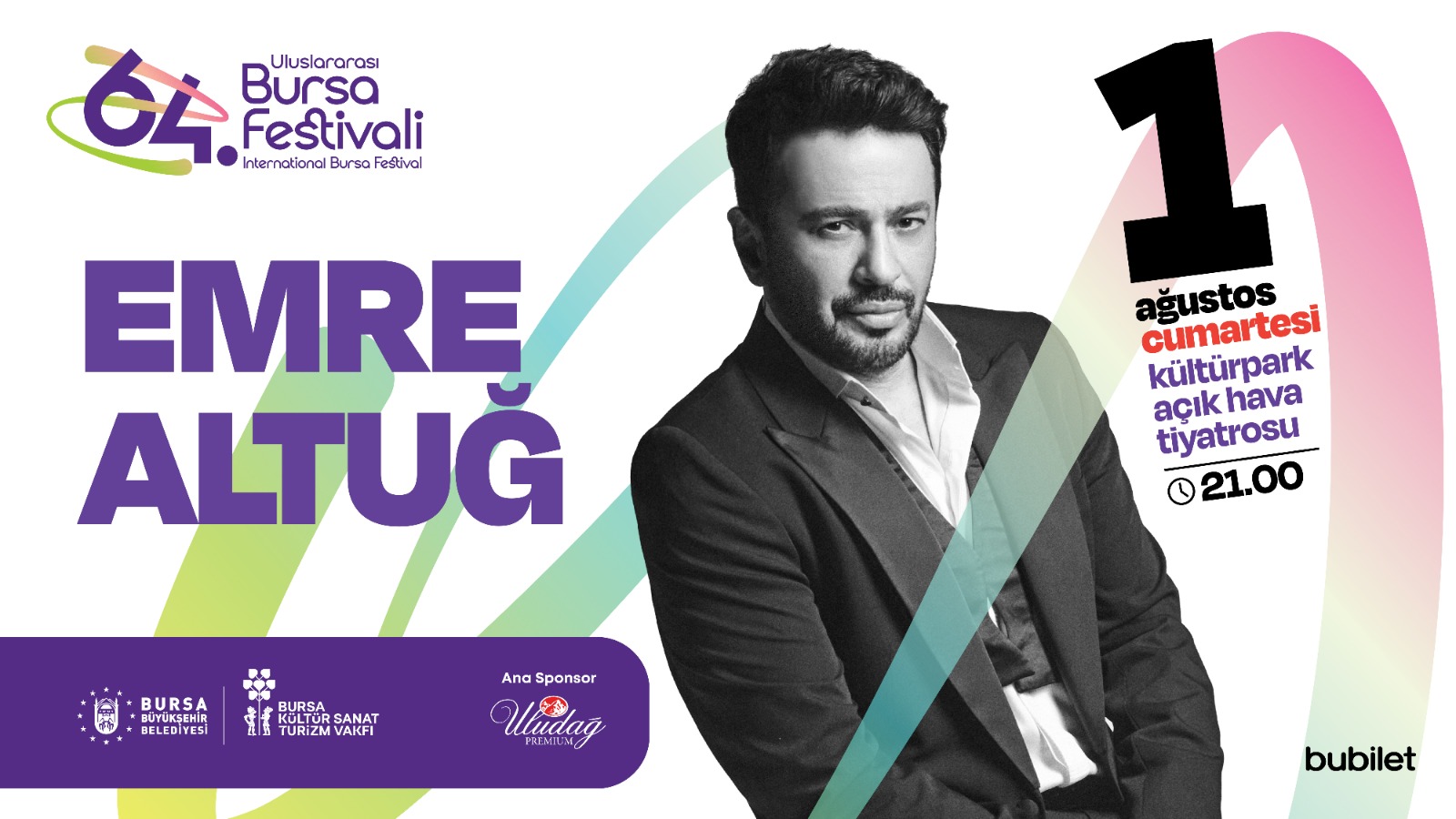 64. Uluslararası Bursa Festivali Murat Karahan Konseriyle Başlıyor 6 64. Uluslararası Bursa Festivali Murat Karahan Konseriyle Başlıyor