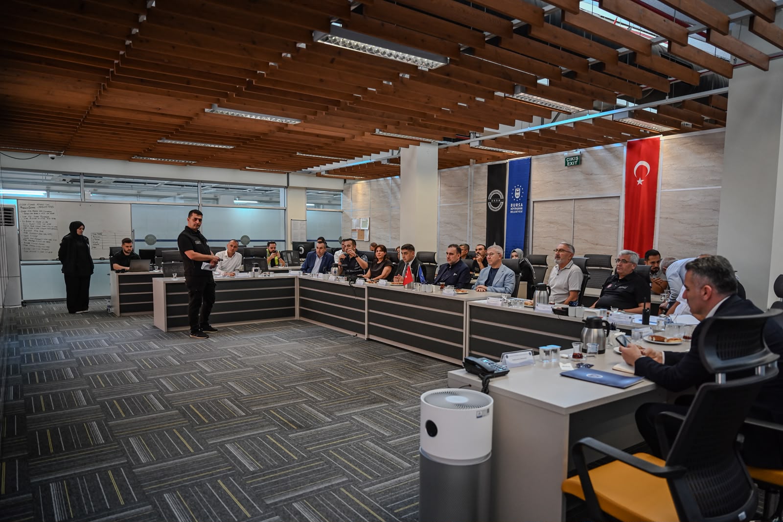 Orman yangınlarına karşı koordinasyon tatbikatı