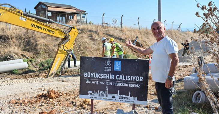 Büyükşehir'den Yenişehir altyapısına yeni hat