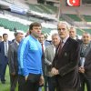 Bursaspor yeni statta ilk idmanı yaptı 