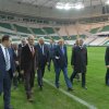 Bursaspor yeni statta ilk idmanı yaptı 