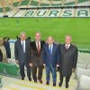 Bursaspor yeni statta ilk idmanı yaptı 