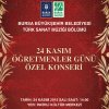 Bu konser öğretmenlere özel 
