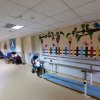 Hastane koridorları sanat sokağına dönüştü 