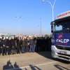 Bursadan Halepe yardımlar sürüyor 
