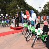 Büyükşehir başarıyı bisikletle ödüllendirdi 