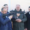 Başkan Aktaş, film setinde MPT-76yı test etti 