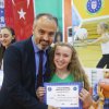 Küçük sporcuların sertifika heyecanı 
