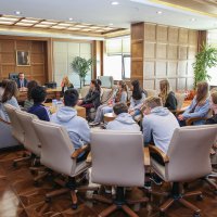 Alman öğrenciler Büyükşehir’de 