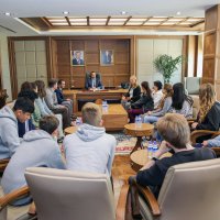 Alman öğrenciler Büyükşehir’de 