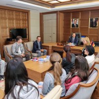 Alman öğrenciler Büyükşehir’de 