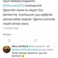 Davet twitterdan, çaylar üniversitelilerden 