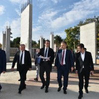 Kültür merkezinde inşaat hızlandı 