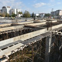 Kültür merkezinde inşaat hızlandı 