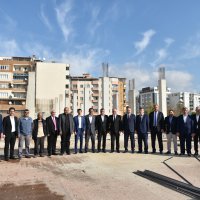 Kültür merkezinde inşaat hızlandı 