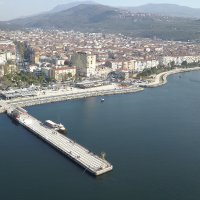 Gemlik meydanı nakış gibi işlendi  