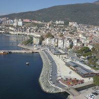 Gemlik meydanı nakış gibi işlendi  