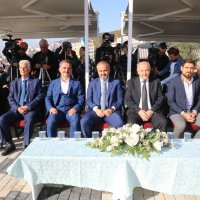 Gemlik meydanı nakış gibi işlendi  