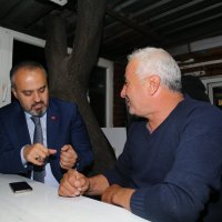 Başkan, taksicilere ulaşım projelerini anlattı  