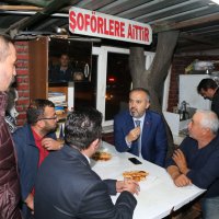 Başkan, taksicilere ulaşım projelerini anlattı  