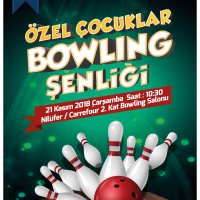 Özel çocuklarla bowling şenliği 