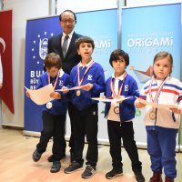 Origami yarışmasında ödüller dağıtıldı 