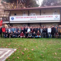 Gençler eğitim için kampa girdi 