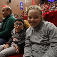 Engelli öğrencilerin tiyatro keyfi  