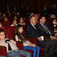 Başkan, çocuklarla ‘Beş Haylaz’ı izledi 