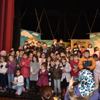 Başkan, çocuklarla ‘Beş Haylaz’ı izledi 