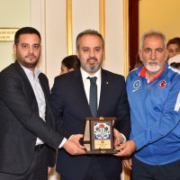 Atletizm takımından Başkan Aktaş’a ziyaret  