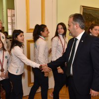 Atletizm takımından Başkan Aktaş’a ziyaret  