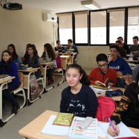 Öğrencilere moral ziyareti 