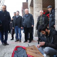 Başkan-esnaf tek yürek  