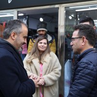 Başkan-esnaf tek yürek  